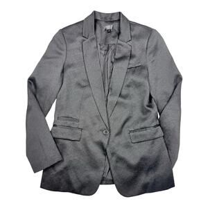 Topshop shimmer Charcoal Blazer